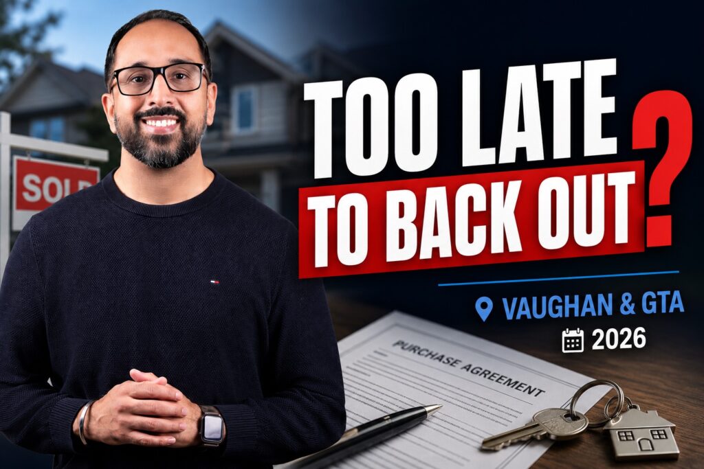 Raj Bajwa, Vaughan real estate broker, on whether you can back out of a home purchase in Ontario